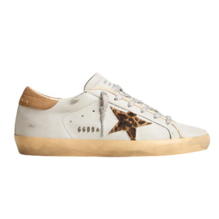 Golden Goose Sneakers Super-Star con stella in cavallino leopartada GWF00101/F0058796051