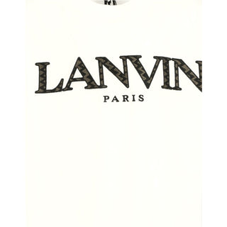Lanvin T-shirt in jersey a maniche corte con logo N30283