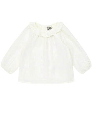 Bonton Camicia avorio con colletto COL000961U135