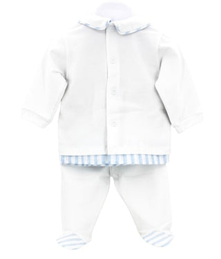 Teto und Tatta Zweiteiliger Strampler cl3290 mit Clips auf der Rückseite