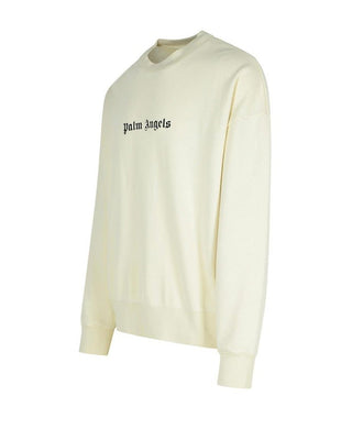 Palm Angels Rundhals-Sweatshirt mit Logo-Print PMBA080C99FLE0010310