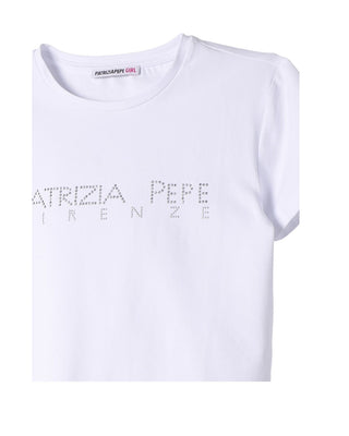 Patrizia Pepe T-shirt a maniche corte con logo 7M0809/J061