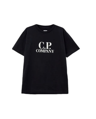 CP Company Crewneck T-shirt with printed logo 09CKTS027C