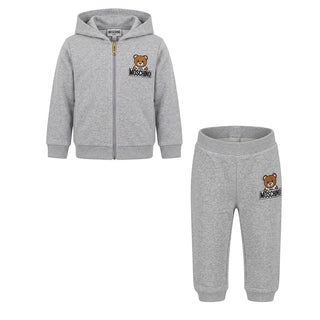 Moschino Tuta Sportiva In Cotone MNK00G Per Neonato