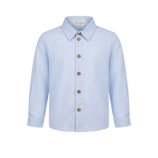 BLOOM Camicia Azzurra In Cotone 138107 Per Neonato