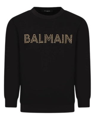 Balmain-Sweatshirt mit Rundhalsausschnitt BT4Q10-F0061