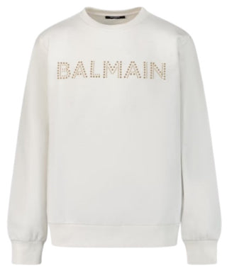 Balmain-Sweatshirt mit Rundhalsausschnitt BT4Q10-F0061