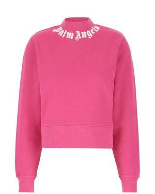 Palm Angels Crewneck Sweatshirt PWBA016F24FLE0013203 Neck Logo