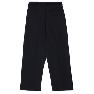 Diesel Pantaloni neri in tessuto spalmato con coulisse J02656-KXBRR-K900