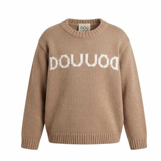 Doudou Maglia Beige In Lana Per Bambina DV9P20-W0012