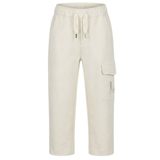Lanvin Pantaloni Jogger Beige Per Bambino N30374/180