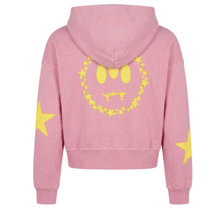 Barrow Felpa Rosa Con Cappuccio E Stampa F6BWWOHS104-1052 Per Donna