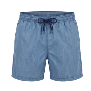 Malo Boxer Mare In Nylon Blu Avio 79132021/0026511 Per Uomo
