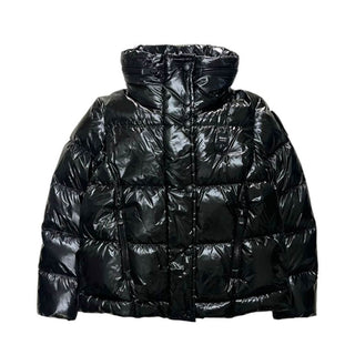 Blauer Jacke mit abnehmbarer Kapuze 23WBLGC03288 Glänzend