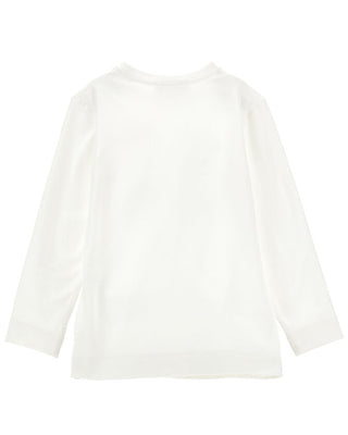 Monnalisa T-shirt a maniche lunghe con stampa 19D605