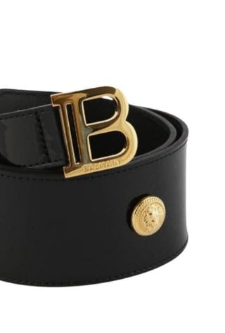 Balmain Patent Leather Belt for Girls and Boys BT0A61