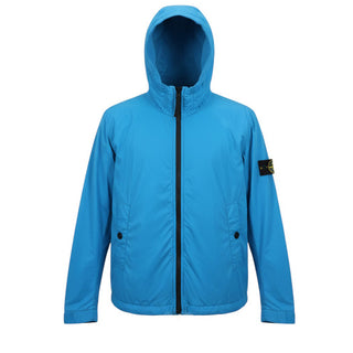 Stone Island Giubbino Antivento In Nylon Con Cappuccio 761640233