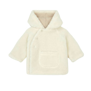 Zhoe & Tobiah Giacca Teddy avorio con cappuccio BB4