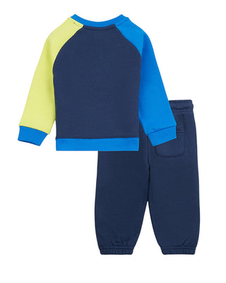 New Balance Completo blu due pezzi da neonato LAKB0097