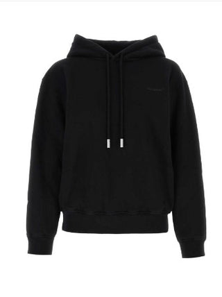 Off-White Felpa con cappuccio e logo stampato OWBB032C99JER0011