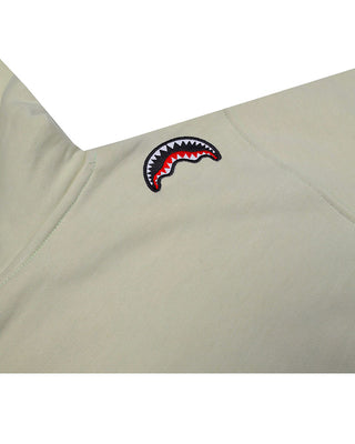 SPRAYGROUND Felpa verde in cotone con stampa SPY1360GSAGE