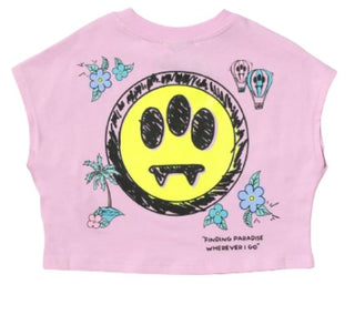 Barrow T-Shirt Crop 033050 With Print For Girls