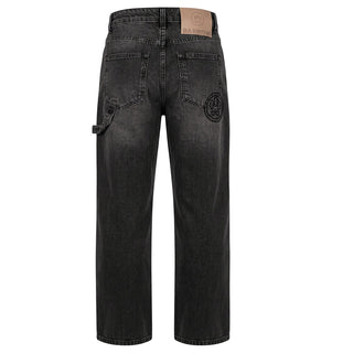 Barrow Jeans Gamba Dritta In Denim Nero F6BWUADP102-110