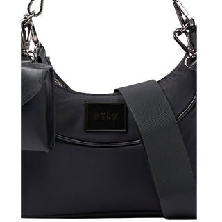 MSGM Borsa Nera A Tracolla F6MSJGBA178/110 Per Bambina