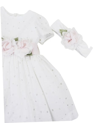 Teto e Tatta Vestina Cerimonia A palloncino VE4835 con zip sul retro