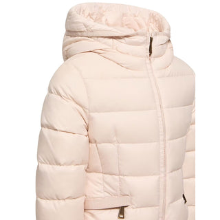 Moncler Piumino Avoce Con Cappuccio Rosa Chiaro L29541A00072-51N Per Bambina