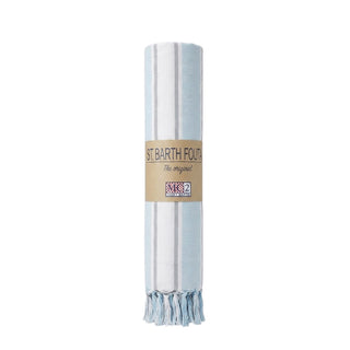 Mc2 Saint Barth Telo Foutas In Cotone A Righe Con Logo Ricamato FOUL002/00938L
