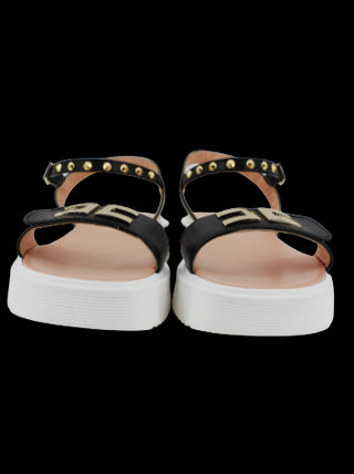 Elisabetta Franchi STUDDED SANDALS 68107 with buckle