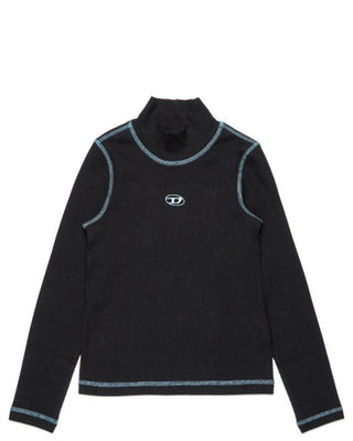 Diesel Lupetto nero con logo J02005-0EJAI Con Logo