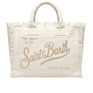 Mc2 Saint Barth Borsa Vanity In Lino Avorio VANI022/09067L