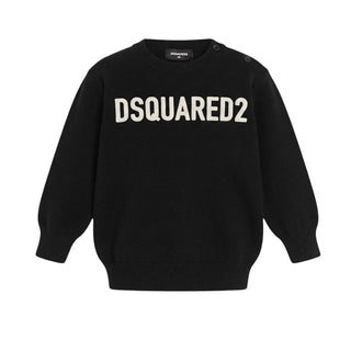Dsquared2 Maglia Girocollo In Misto Lana Per Neonato DQ1292