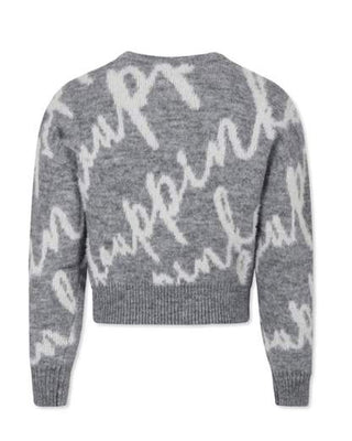 Pinko Maglia cropped con logo jacquard F4PIBGJP123