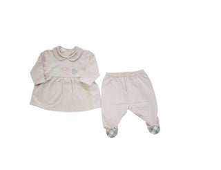 Ninnaoh Zweiteiliger Strampler 1802cf mit Clips auf der Rückseite