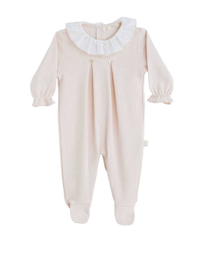 baby gi Tutina collo con ruches BG508GM