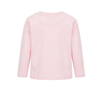 Palm Angels T-shirt Rosa Con Logo F6PANBTH186/042 Per Neonata
