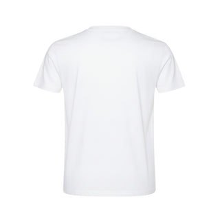 Dsquared2 T-shirt girocollo bianca con stampa DQ1610-D00MM