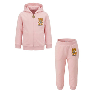 Moschino Tuta In Felpa Con Stampa Per Neonati MUK03N