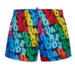 Dsquared2 Boxer Mare Multicolor Da Bambino DQ3292-D0AH6-DQ003