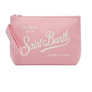 Mc2 Saint Barth Pochette Aline In Nylon Rosa Con Logo ALI0054/00135L