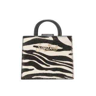 Mc2 Saint Barth Borsa Micro in pelle e cavallino zebrato SHBM0003-00711I