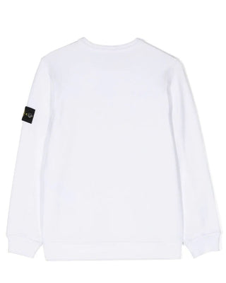 Stone Island Felpa girocollo con logo 801660542