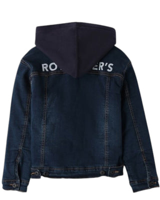 Roy Roger's Giubbino in denim con cappuccio RA108