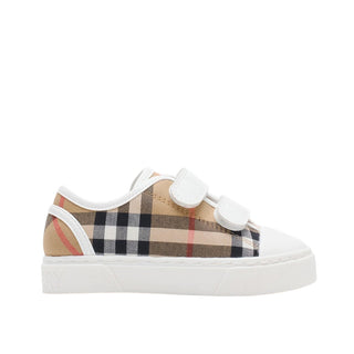 Burberry Sneakers In Cotone Check 8117797 Per Bambini