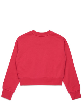 Diesel Felpa cropped con logo Oval D J01826-KYAX3