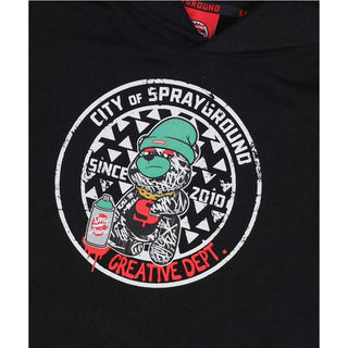 SPRAYGROUND Felpa Nera Con Stampa SPY1514GBLK Per Bambini