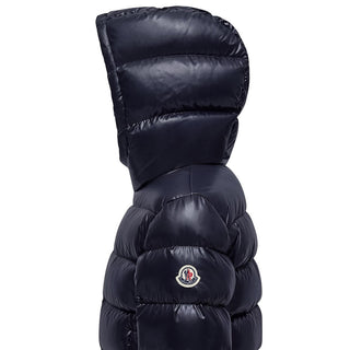 Moncler Piumino New Aubert Blu Navy L29541A00035-742 Per Bambino